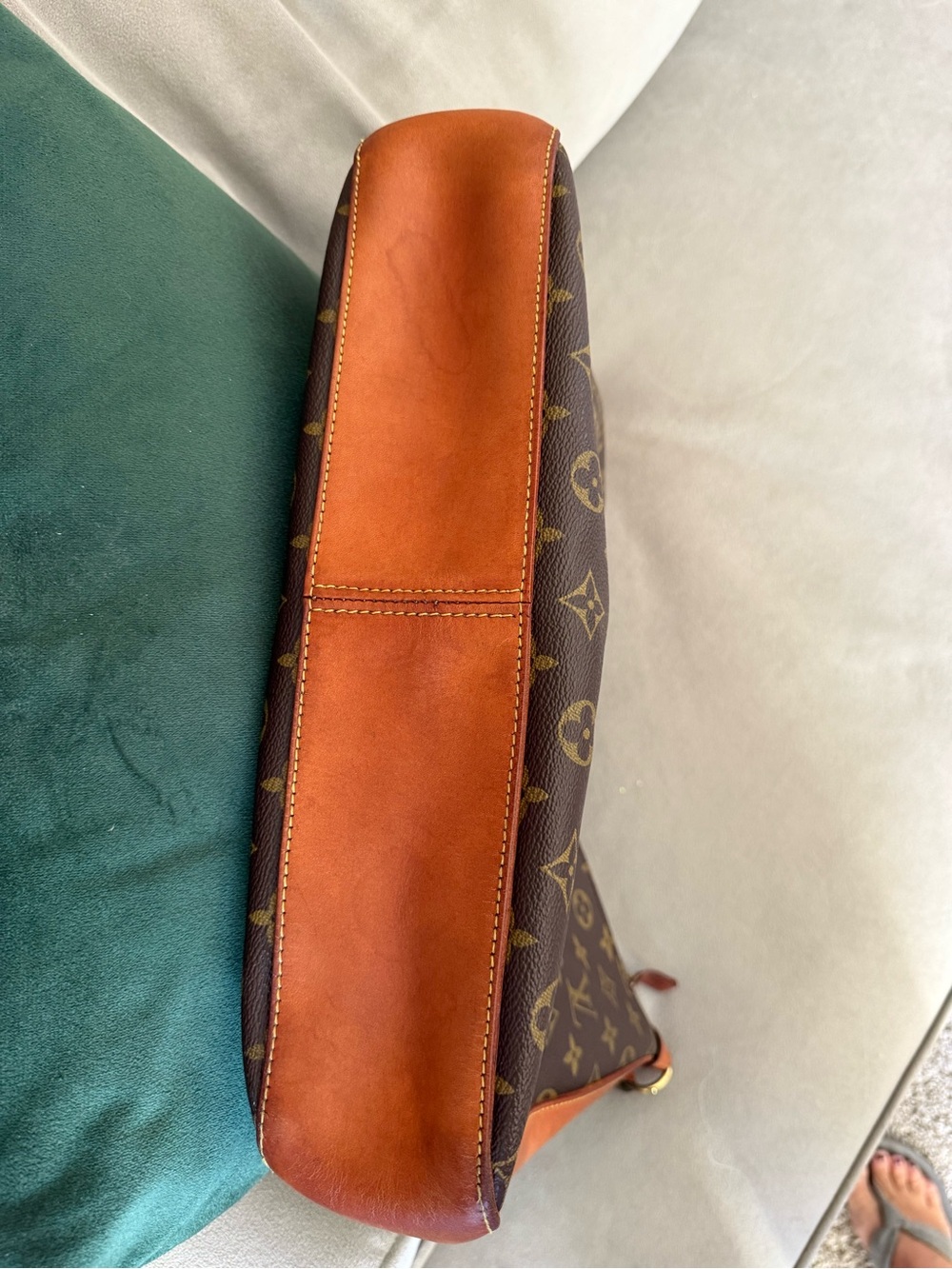 Louis Vuitton VINTAGE  Boulogne ✨ Pre date code of 1982! RARE w/Dustbag & COA - Picture 5 of 14